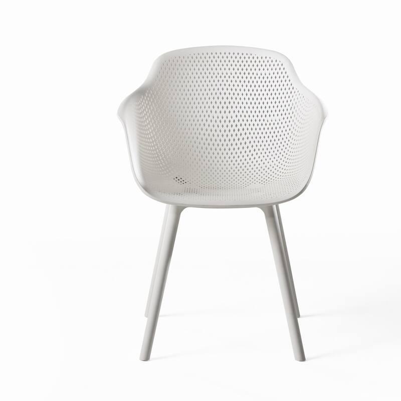 Modern Outdoor Lotus Chair Set of 2