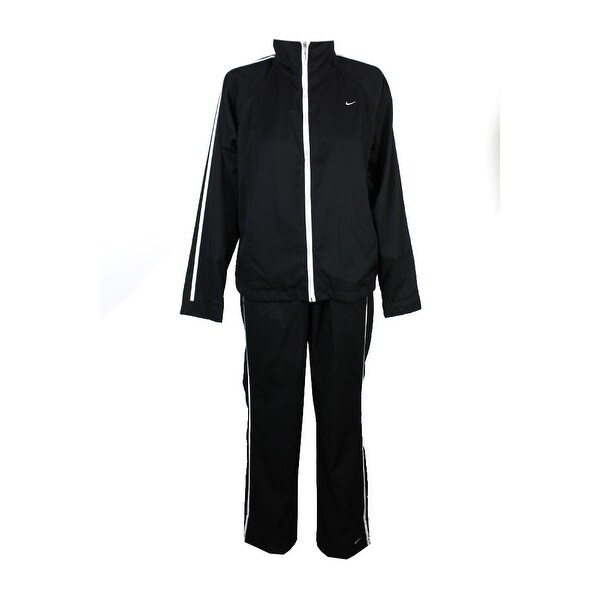 nike black white striped jacket