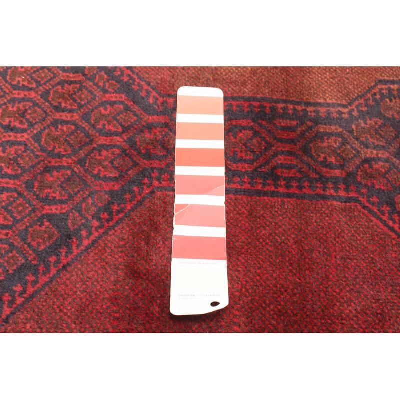 ECARPETGALLERY Hand-knotted Teimani Dark Red Wool Rug - 2'11 x 4'4