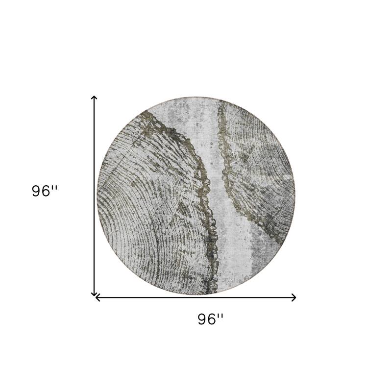 HomeRoots Abstract Transitional Rectangle Outdoor Rug