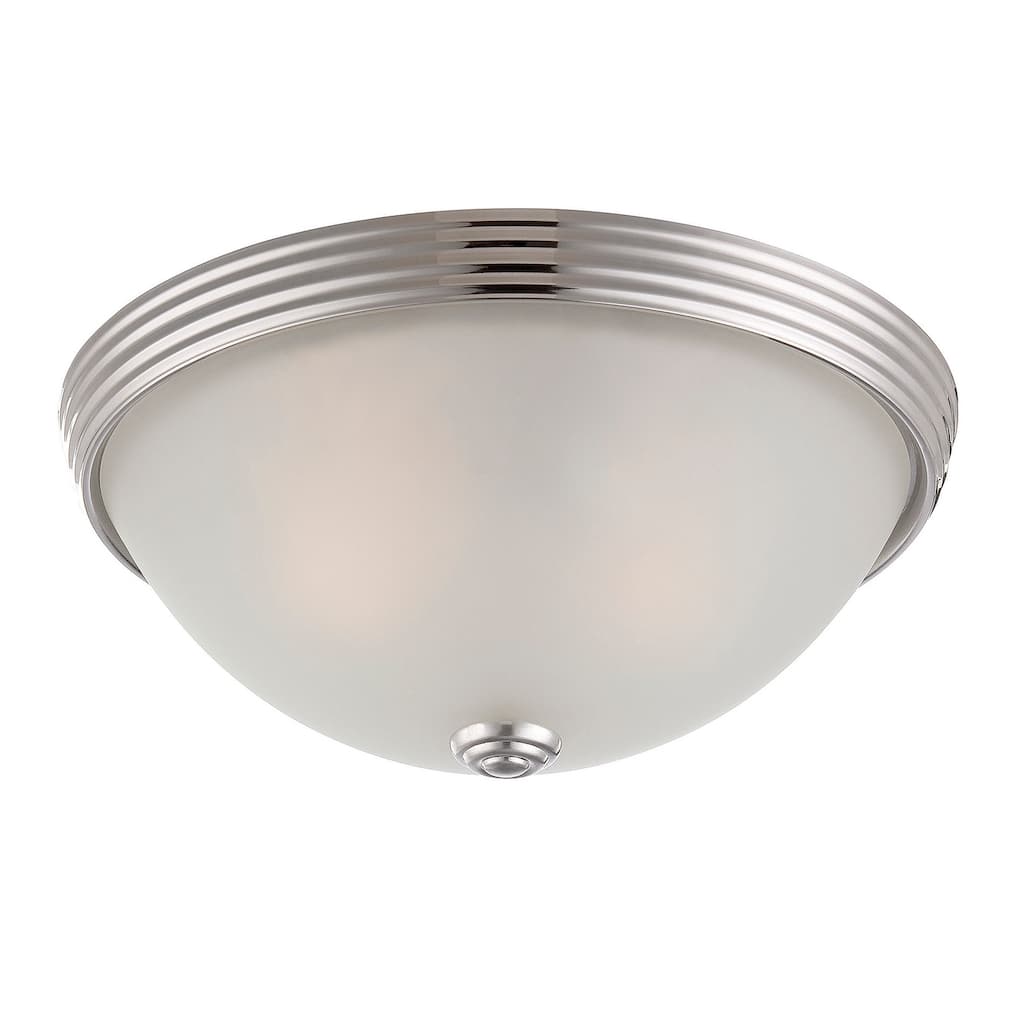 Savoy House 2 Light 11" Wide Flush Mount Bowl Ceiling Fixture
