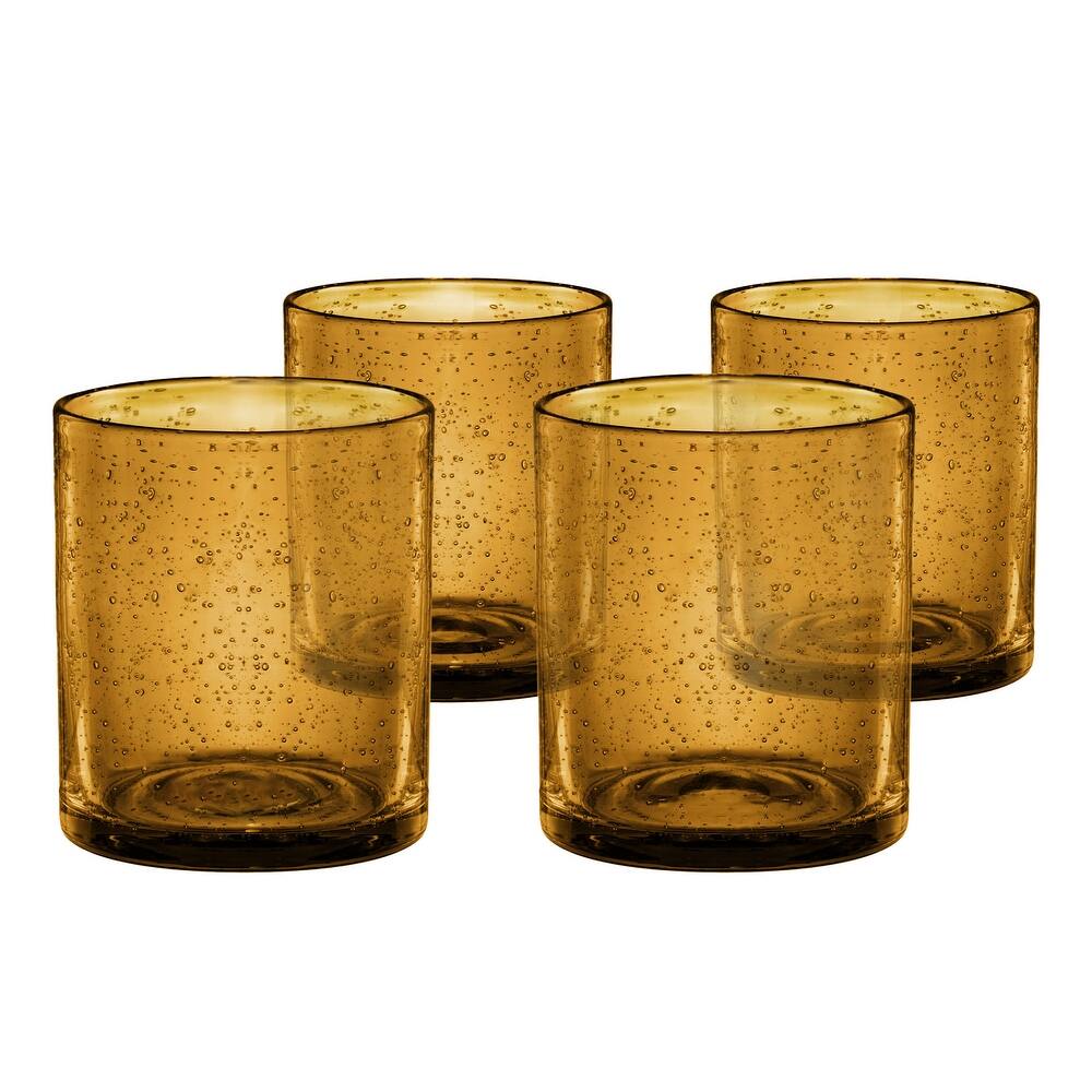 Artland Set of 4 Iris Double Old Fashioned Glasses - 14 oz