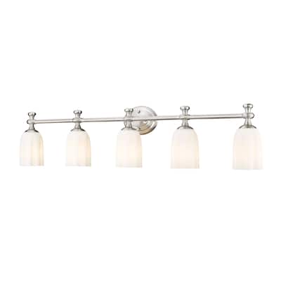 Orion 5 Light Vanity in Brushed Nickel