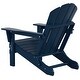 preview thumbnail 67 of 129, POLYTRENDS Laguna All Weather Poly Outdoor Adirondack Chair - Foldable (Set of 2)