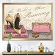 preview thumbnail 1 of 11, Designart "Gold Fabulous Life Style I" Fashion Framed Art Print 20 in. wide x 12 in. high - Gold