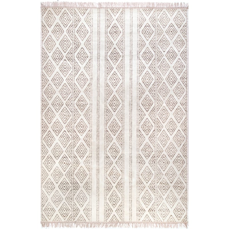 Nuloom Casual Geometric Indoor/ Outdoor Geometric Striped Area Rug