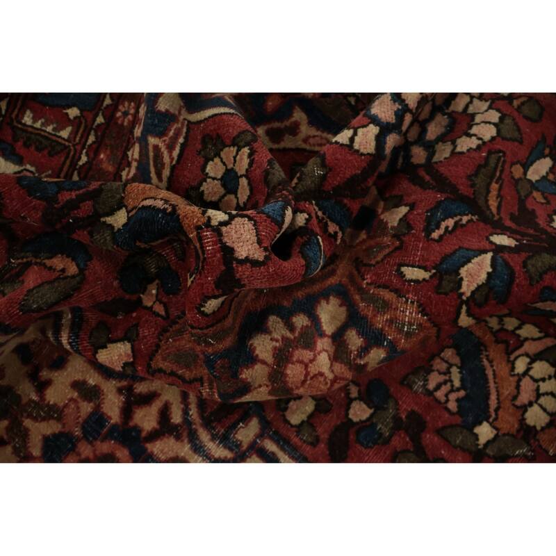 Hand Knotted Oriental 100% Wool Carpet Traditional Floral Oranges & Rust Bakhtiari Area Rug - 6' 4'' X 4' 10''
