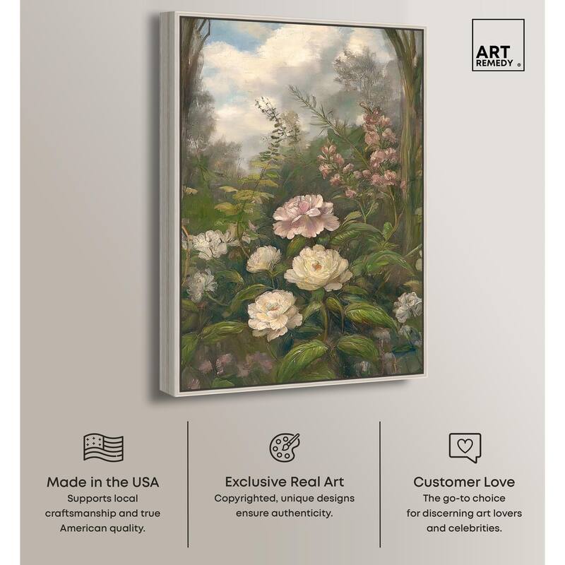 Woodland Bloom Canvas by Art Remedy