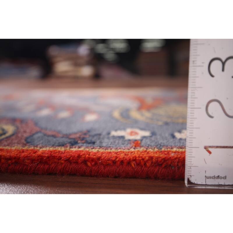 Animals Design Ziegler Indian Runner Rug Hand-Knotted Wool Carpet - 2'5"x 8'0"