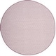 preview thumbnail 76 of 126, SAFAVIEH Handmade Flatweave Montauk Eliina Casual Cotton Rug 6' Round - Ivory/Purple - Round
