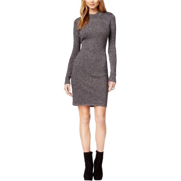 metallic dress plus Final Sale Plus Size Ruched Faux Wrap BodyCon Midi Dress in Metallic Bronze