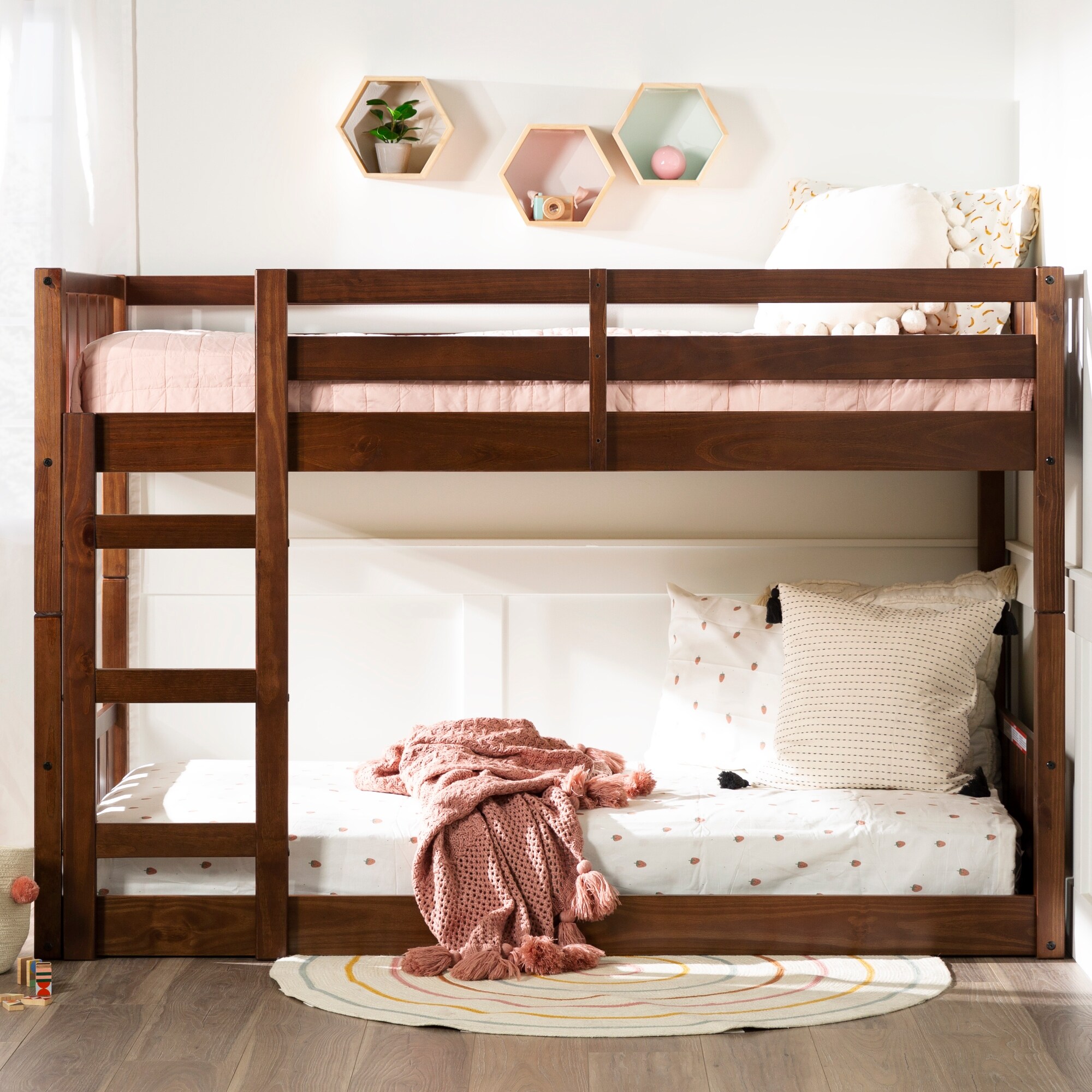 Taylor & olive browning twin solid pine low bunk bed deals