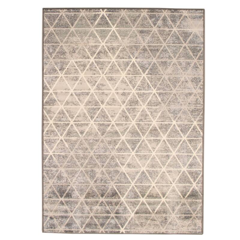 ECARPETGALLERY Julia Transitional Rug - 5'3" x 7'3" - Grey