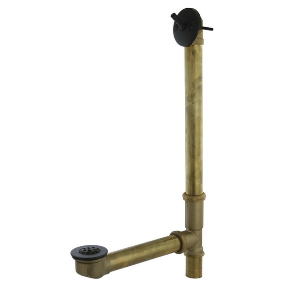 Kingston Brass DTL116 1-1/2" Tub Drain Kit with Overflow and Grid Drain