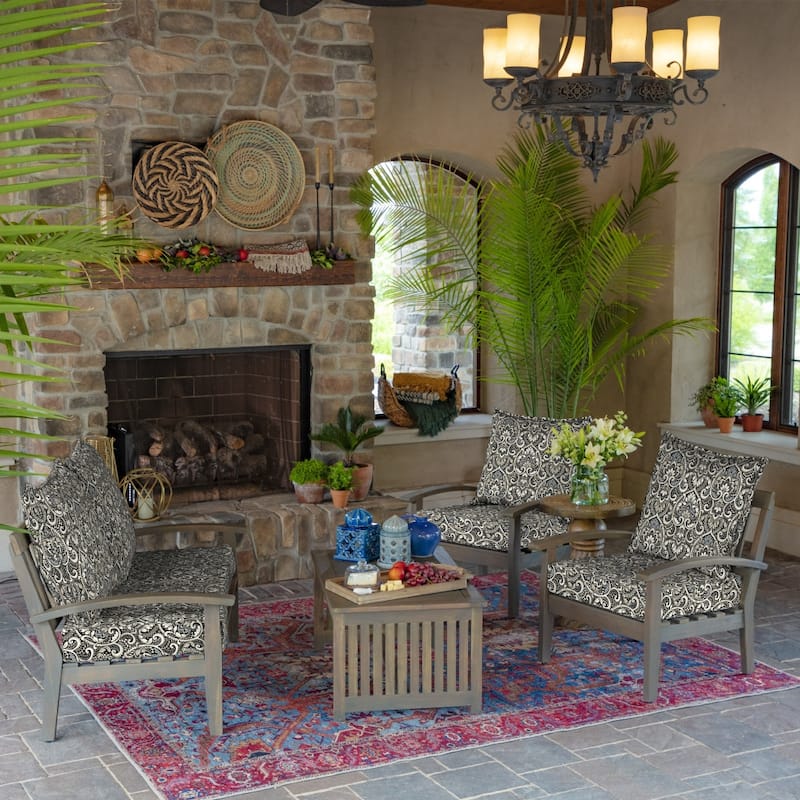 ARDEN Outdoor 24 x 24 in. Deep Seat Set - 24 W x 24 D in.