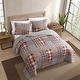 preview thumbnail 2 of 7, Eddie Bauer Hawthorne Brown Cotton Reversible Quilt Set