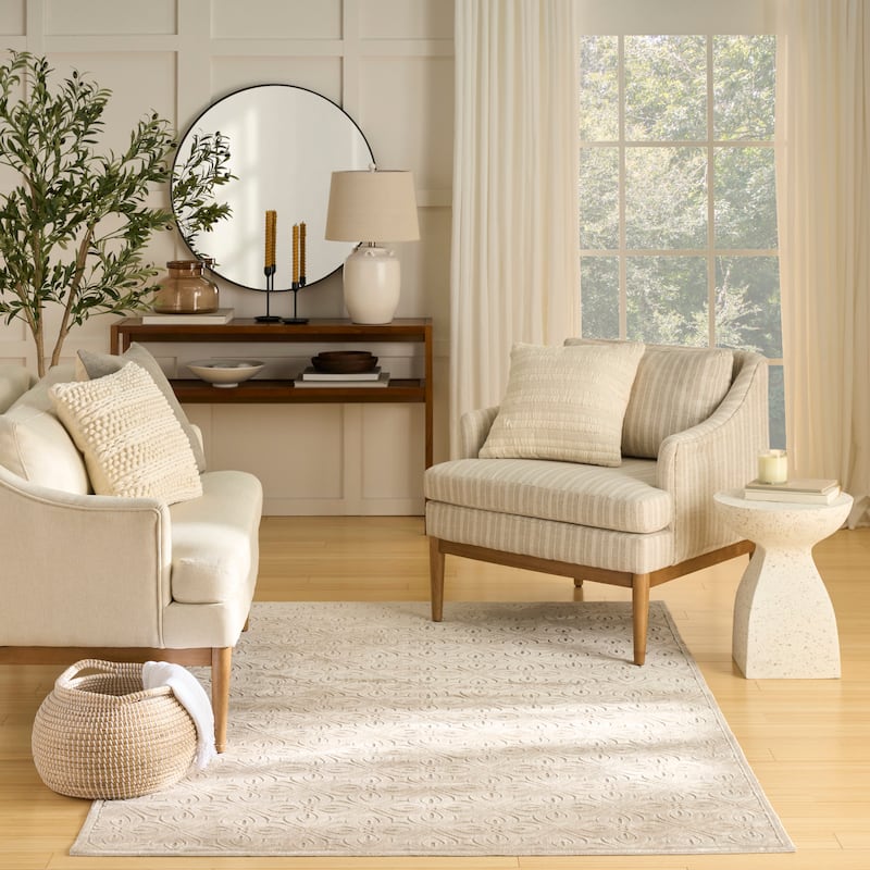 Nourison Washable Charm Indoor only Floral Area Rug