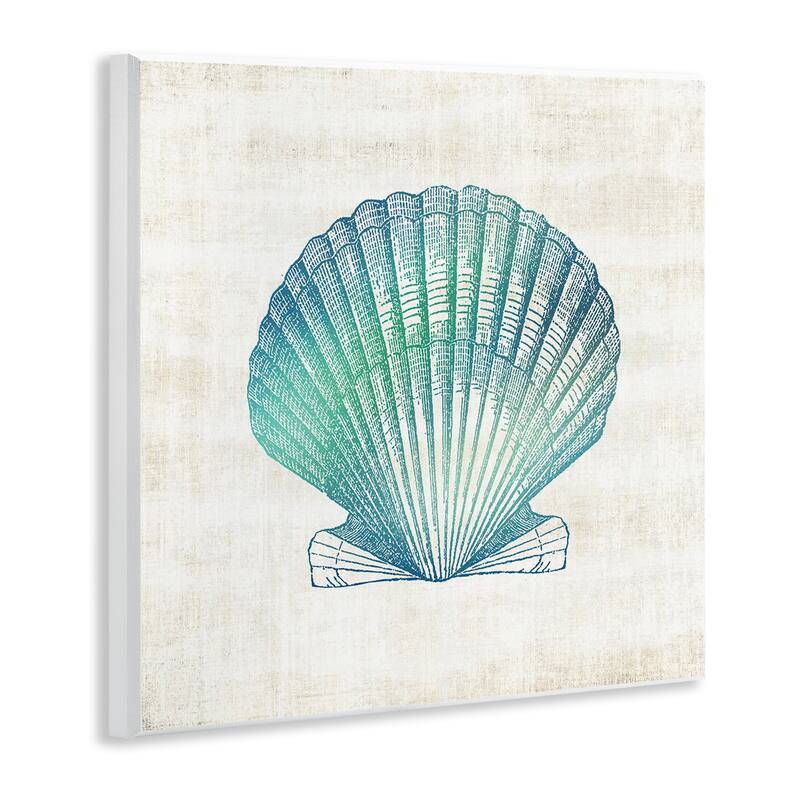 Stupell Gradient Clam Seashell Wall Plaque Art Design By Susan Arnot