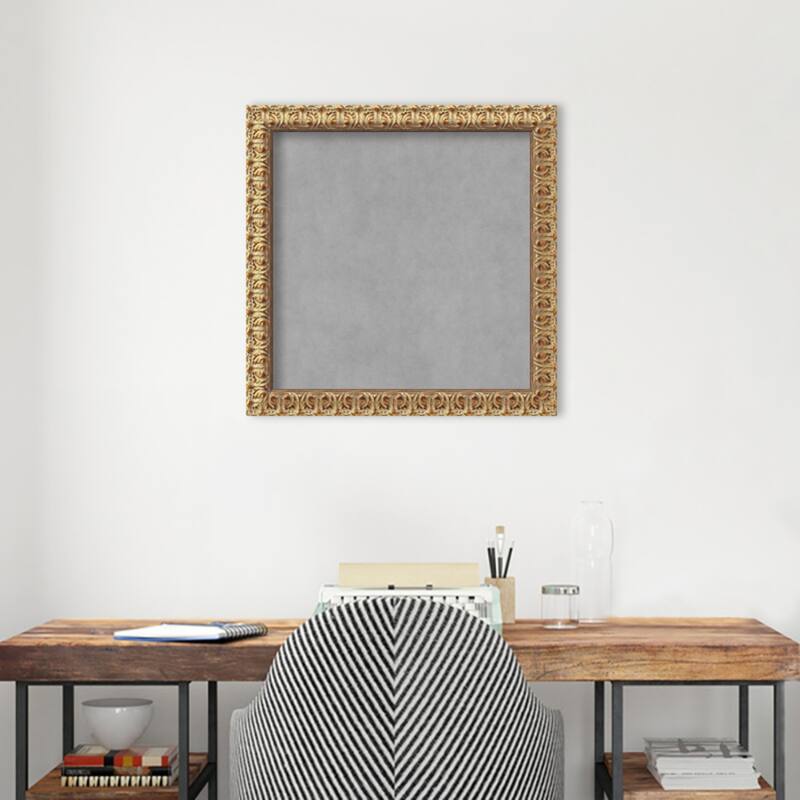 Amanti Art Florentine Gold Framed Magnetic Board