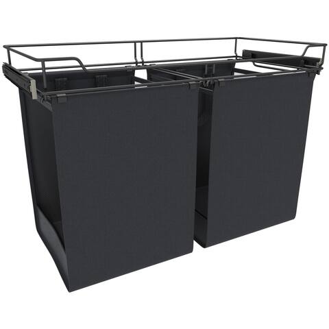Rev-A-Shelf SCOHSL Series 30 Inch Pull Out Laundry Hamper - Black