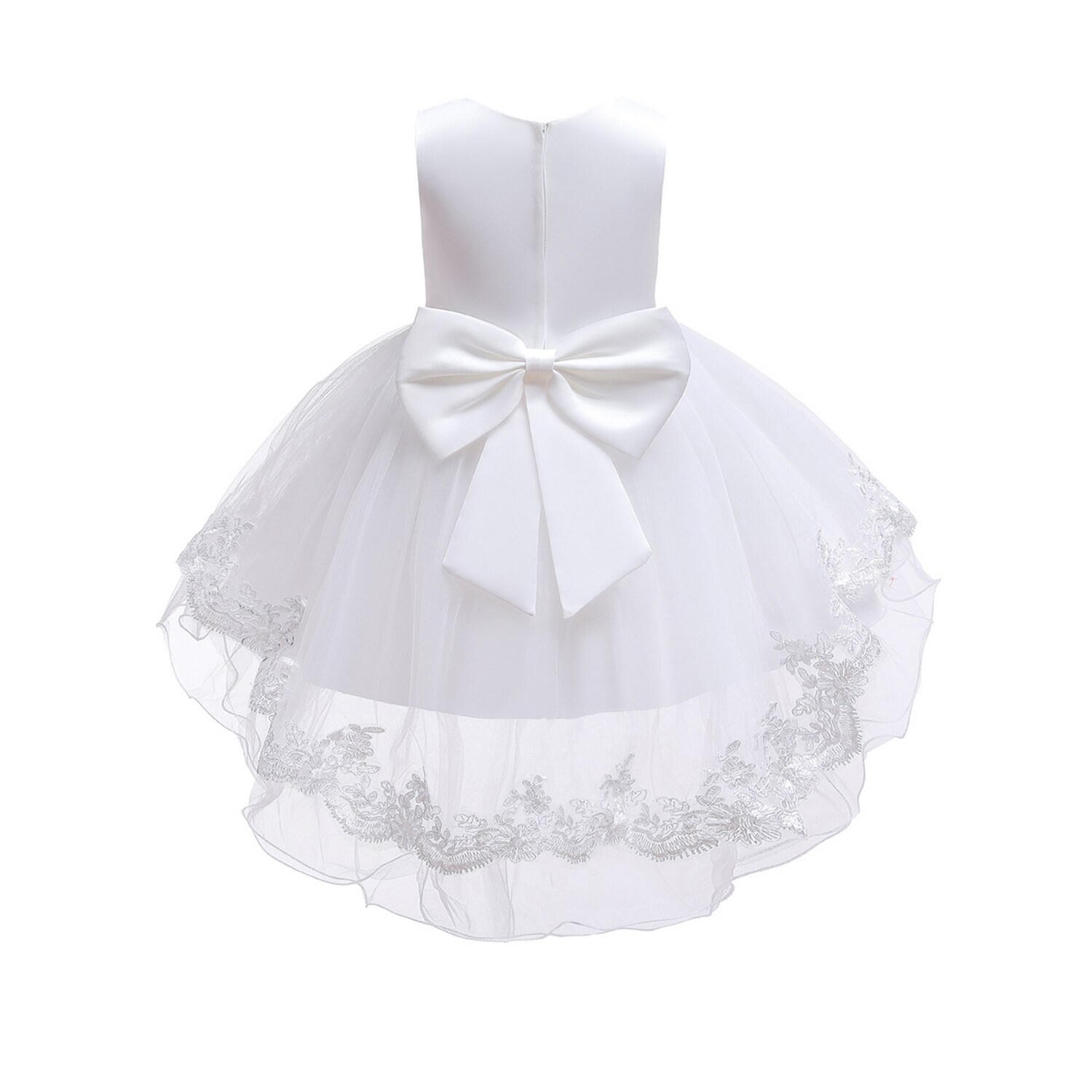 white lace little girl dress