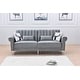 preview thumbnail 66 of 78, Legend Furniture Covertible Velvet Sofa Bed Sleeper