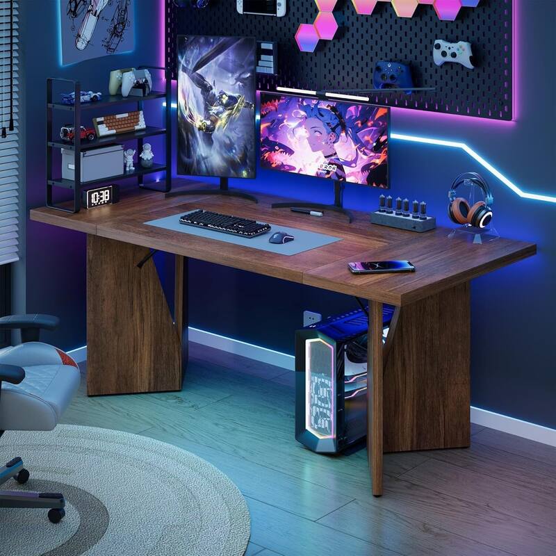 70.9" M-Shaped Legs Kitchen Dining Table for Dining Room, Office and Living Room (Only Table)