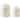 Ceramic 6" & 8" Halloween Ghost Canisters, Set of 2