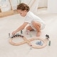 preview thumbnail 2 of 5, 30-pc Wooden Train Set for Toddlers Ages 1+ by Comfy Cubs - 30 Pieces