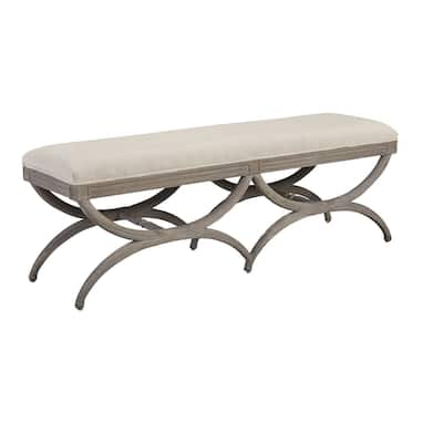 Augustine Reclaimed Pine Bench, Neutral