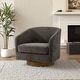 preview thumbnail 17 of 87, 31.1'' W Modern Barrel Swivel Accent Chair