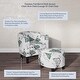 preview thumbnail 3 of 10, BELLEZE Lydia Accent Chair with Ottoman, Club Chair and Footrest Set
