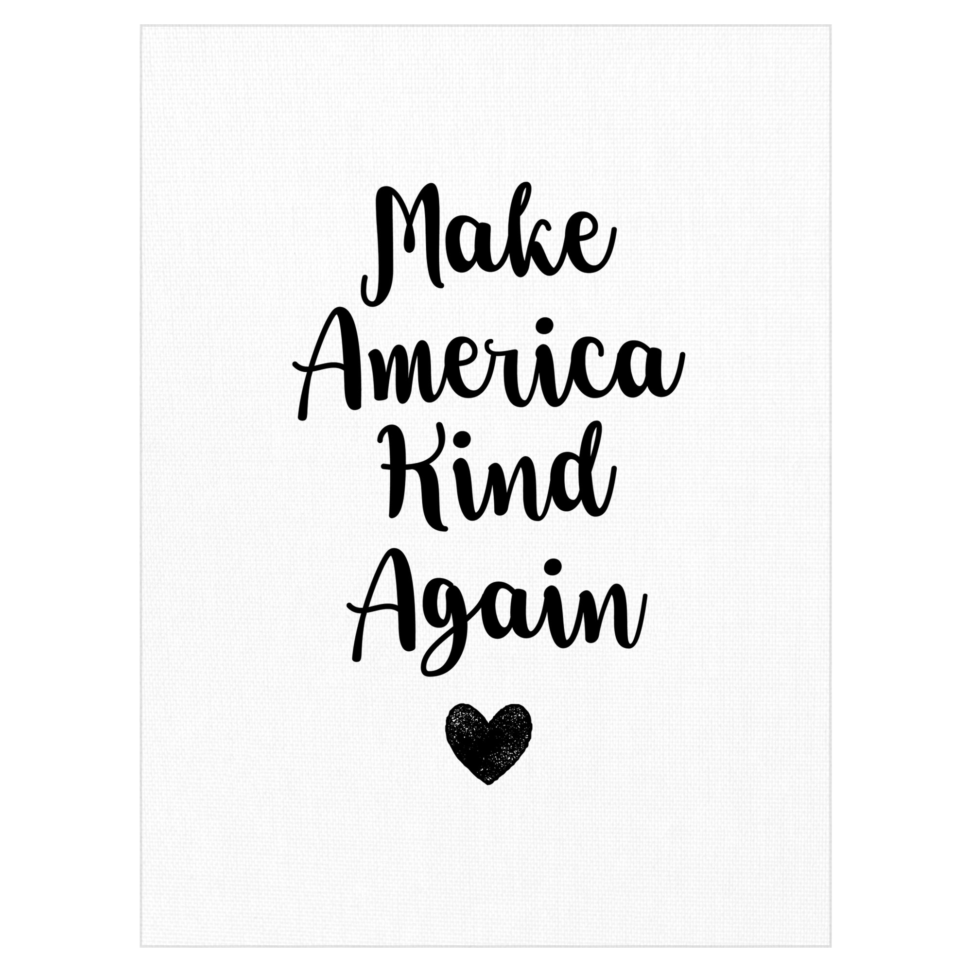 Make America Kind Canvas Art Print