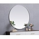 preview thumbnail 4 of 10, Elegant Lighting Eternity 45" Diameter Circular Beveled Metal Framed