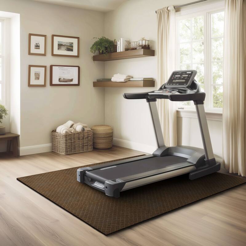 Mohawk Home Crosshatch Interlocking Utility Mats (6 Pieces) (24 Square Feet) for Gym Floor, Under Crate, Workroom, and More