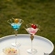 preview thumbnail 3 of 23, Premium Clear Stem Crystal Martini Glasses with Rim and Diamond-like Rhinestones, Elegant 10oz Glassware Set for Cosmopolitan