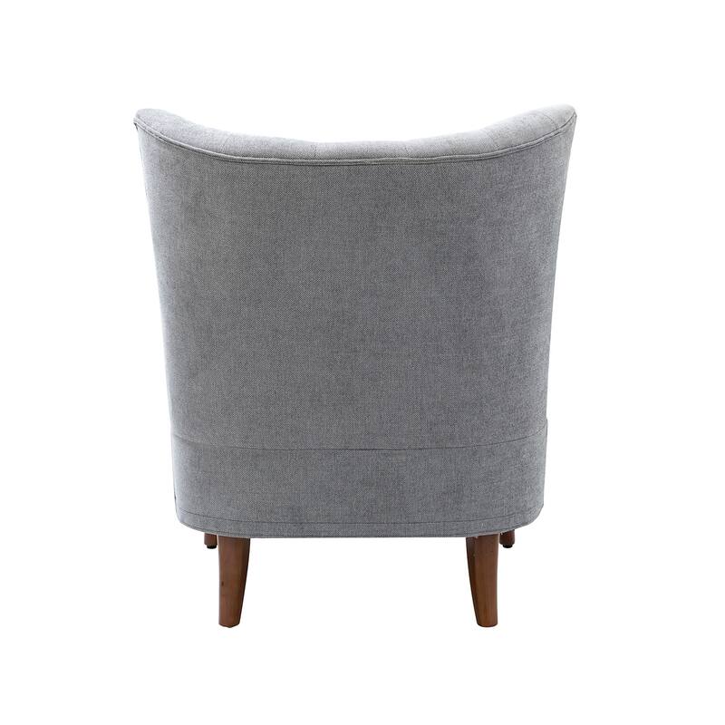 Alpheus Accent Armchair with Tufted Back Set of 2 by HULALA HOME