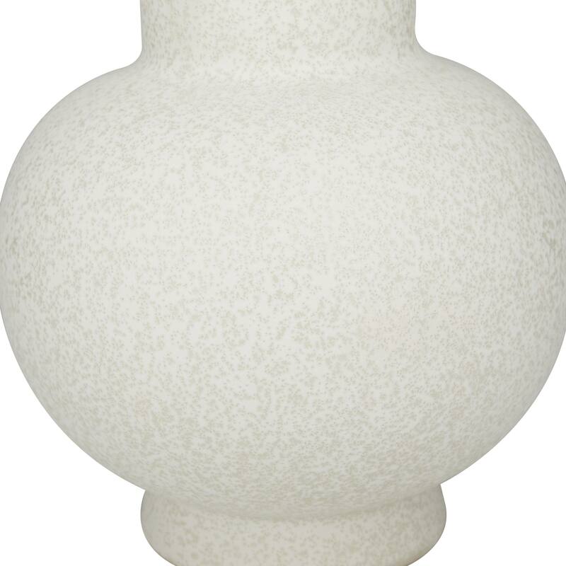 Ceramic Handmade Decorative Vase - White - CosmoLiving by Cosmopolitan