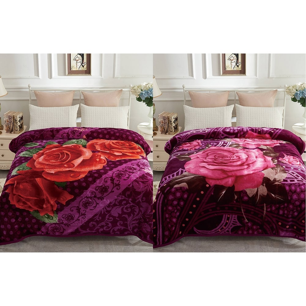 2 Ply Tiger Reversible Mink Blanket