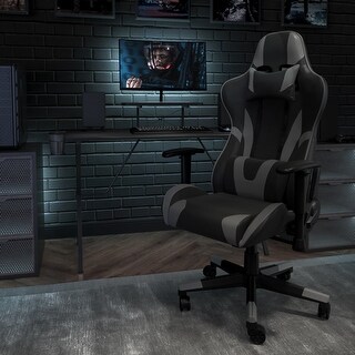 Racing Gaming Ergonomic Chair with Reclining Back,