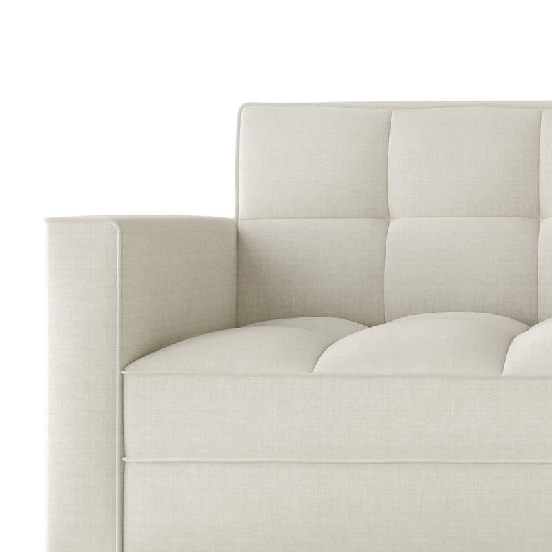 CraftPorch Chic Modern Linen Upholstered Sofa