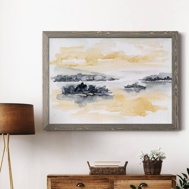 Whispering Wind IPremium Framed Canvas Ready to Hang Bed Bath