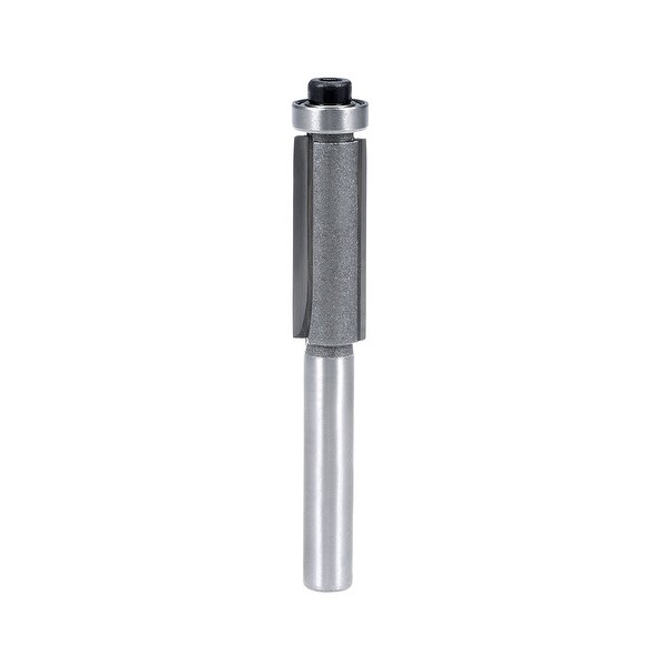 Router Bit 1/4 Shank 3/8 Cut Dia 25mm Depth Flush Trim Bit Bearing HSS Milling - 1/4X3/8"