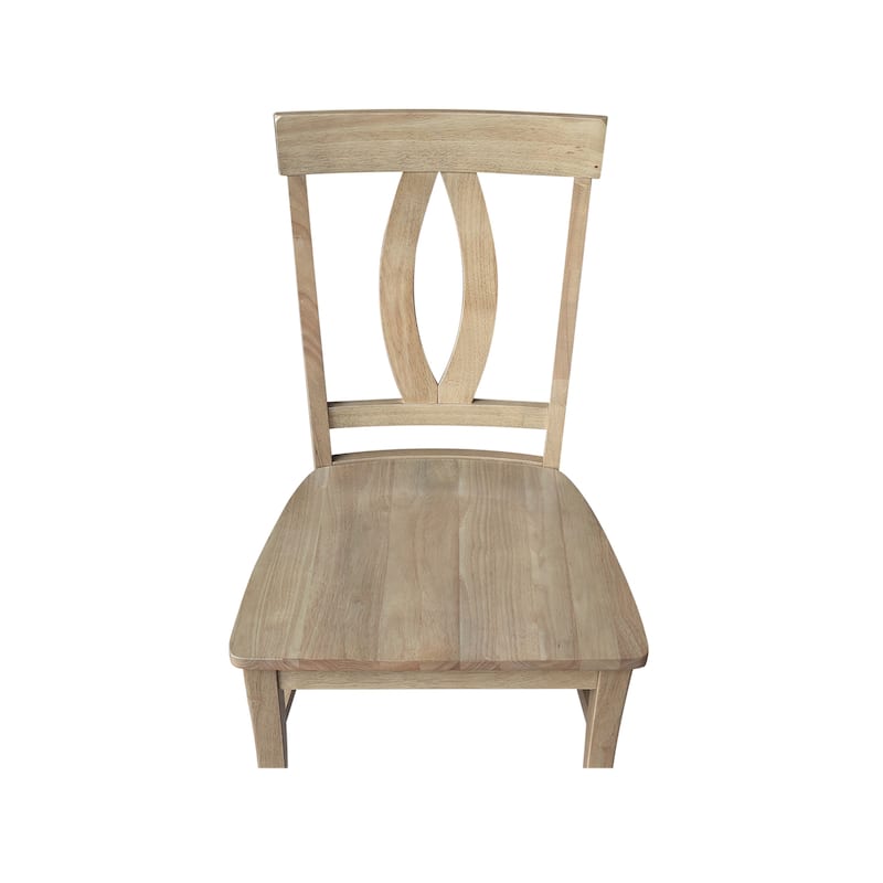 International Concepts Solid Wood Verona Dining Chairs, Set of 2