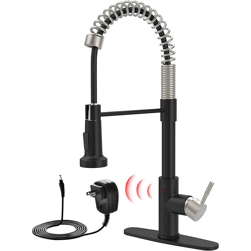 Touchless Stainless Steel 2-Function Pull-out Kitchen Sink Faucet