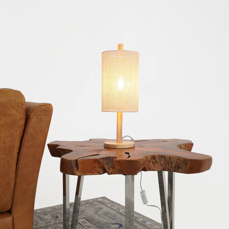 Modern Classic Desk Lamp Villa Living Room Bedroom Study Decorative Original Design European Wood Table Light, Arcana Table Lamp - Brown