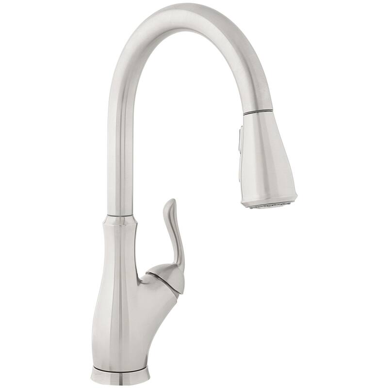 PROFLO PFXC9517 Roystone 1.5 GPM Single Hole Pull Down Kitchen Faucet - Brushed Nickel