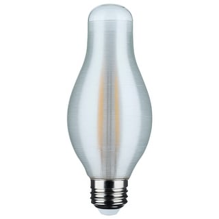 7 Watt H19 LED - 3000K CCT - Medium Base - Satin Spun Finish - 120 Volt - Satin Spun