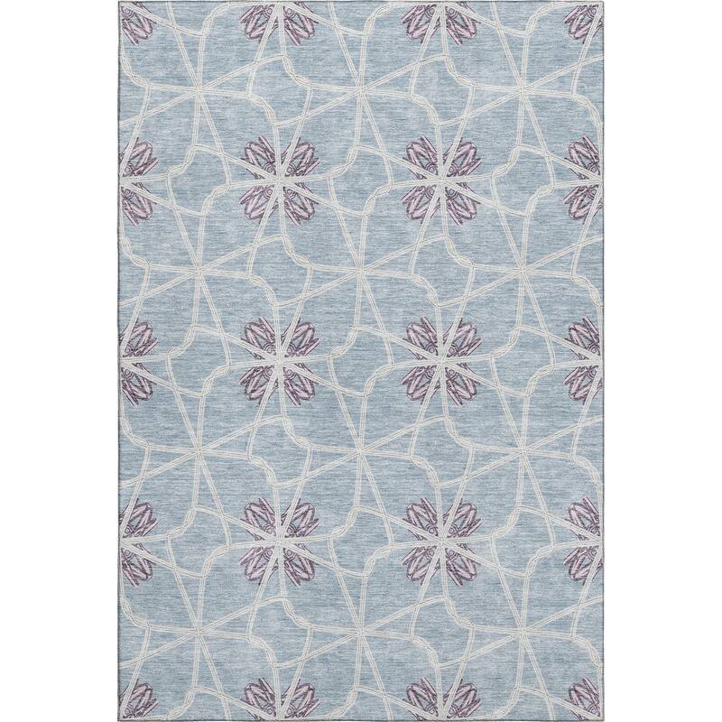Premium Washable Super Soft Contemporary Tangle Mayfield Rug