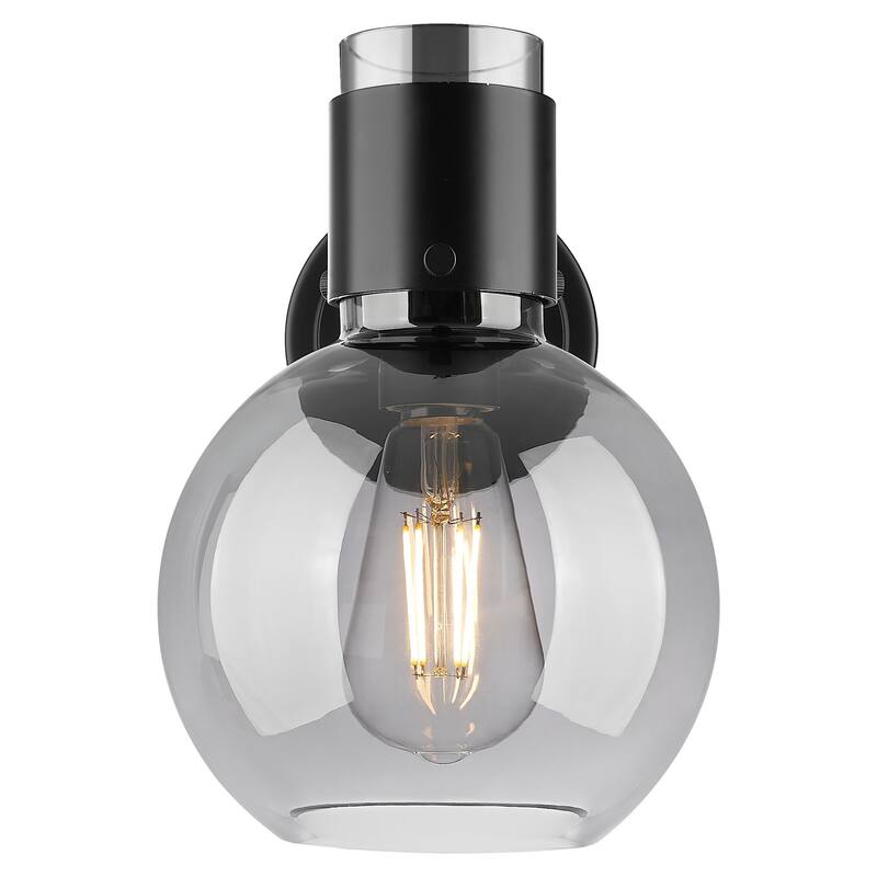 Innovations Lighting 464-1W-G464B-7SM Lawton Sphere 9" Tall Bathroom
